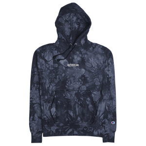 logo tie-dye hoodie